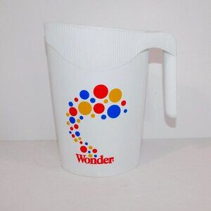 Vintage Wonder Bread Canada Milk Bag Jug White Red Blue Yellow